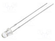 LED; 3mm; RGB; 30°; Front: convex; 3.8÷5VDC; No.of term: 2; -30÷85°C OPTOSUPPLY