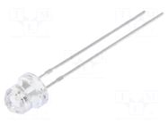 LED; orange; 4.85mm; blinking; 500÷750mcd; 3÷5VDC; 20mA; 1.8Hz OPTOSUPPLY