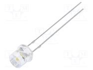 CRLED; 5mm; white warm; 2000mcd; 140°; Front: flat; 12V OPTOSUPPLY