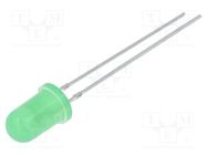 LED; 5mm; green; blinking; 2180÷3000mcd; 60°; 3÷5VDC; 20mA; 1.8Hz OPTOSUPPLY