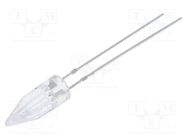 LED; 5mm; green; candle light effect; 750÷1120mcd; 100°; 2.5÷5V OPTOSUPPLY