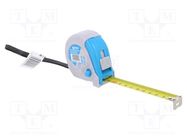 Measuring tape; L: 5m; Width: 19mm MEGA