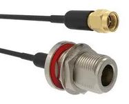 RF CABLE, SMA PLUG-N BHD JACK, 3.3FT