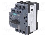 Motor breaker; 0.37kW; NO + NC; 220÷690VAC; Size: S00; 3RV2 SIEMENS