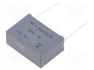 Capacitor: polypropylene; R76; 180nF; 32x13x22mm; THT; ±5%; 27.5mm KEMET