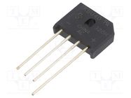 Bridge rectifier: single-phase; Urmax: 200V; If: 4A; Ifsm: 200A VISHAY