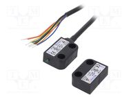 Safety switch: magnetic; F3S-TGR-N_C; NC x2 + NO; IP69K; plastic 