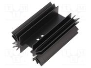 Heatsink: extruded; TO218,TO220,TO247; black; L: 25mm; W: 41.6mm OHMITE