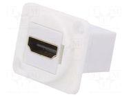 Coupler; HDMI socket,both sides; FT; XLR standard; 19x24mm CLIFF
