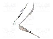 Sensor: temperature; thermocouple K; Insulation: fiberglass 