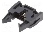 Connector: IDC; socket; male; PIN: 6; straight; THT; 2.54mm; 2x3 ADAM TECH