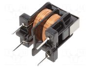 Inductor: wire; THT; 31mH; 450uA; 1.7Ω; 17x19x22mm; horizontal MYRRA