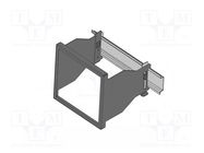 Adapter for DIN rail; Dim: 68x68mm; Dimensions: 72x72mm LUMEL