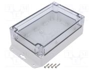 Enclosure: multipurpose; X: 120mm; Y: 180mm; Z: 60mm; ZP; ABS; IP67 KRADEX