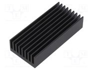 Heatsink: extruded; black; L: 75mm; W: 34.5mm; H: 16.5mm; 5K/W FISCHER ELEKTRONIK