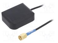 Antenna; GNSS,GPS; 2dBi,4.1dBi; 44x35.2x14.5mm; Len: 1m; male,SMA KYOCERA AVX