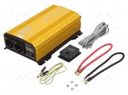 Converter: DC/AC; 2000W; Uout: 230VAC; 21÷28VDC; Ppeak: 4000W; 24V VOLT POLSKA