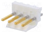 KK 156 Hdr Assy FrLk 04 Ckt 20 Gold MOLEX