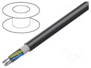 Wire; HELUTHERM® 145 MULTI; 5G0.75mm2; stranded; Cu; black HELUKABEL