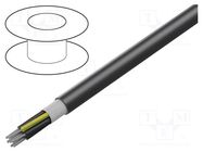 Wire: control cable; ÖLFLEX® ROBUST FD; 3G0.5mm2; black; stranded LAPP