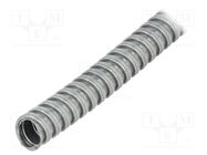 Protective tube; Size: 12; zinc-plated steel,galvanised steel 