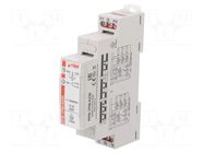 Relay: installation; bistable,impulse; SPDT; 16A; 90x17.5x64.6mm RELPOL