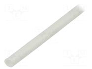 Insulating tube; fiberglass; natural; max.180°C; Øint: 4.5mm SYNFLEX