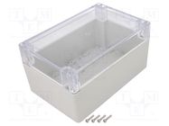 Enclosure: multipurpose; X: 120mm; Y: 180mm; Z: 90mm; ZP; ABS; gasket KRADEX