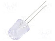 LED; 10mm; green; blinking; 7000÷8400mcd; 30°; 3÷5V; 20mA OPTOSUPPLY