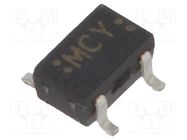 Transistor: NPN; bipolar; RF; 12V; 80mA; 100mW 