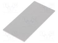 Mounting plate; aluminium 