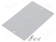 Mounting plate; steel 