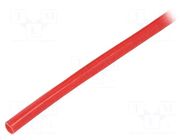Insulating tube; fiberglass; red; -20÷155°C; Øint: 3.5mm SYNFLEX