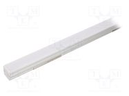 Profiles for LED modules; white; natural; L: 2m; FLOOR12; recessed TOPMET