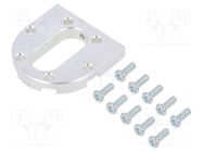 Bracket; silver; for motors with 37 mm diameter; 1pcs. POLOLU