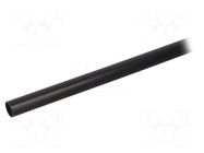 Heat shrink sleeve; glued; 4: 1; 8mm; L: 1m; black; Temp: -55÷110°C HELLERMANNTYTON