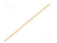 Insulating tube; fiberglass; natural; -20÷155°C; Øint: 1mm SYNFLEX