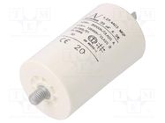 Capacitor: polypropylene; motors, run; 20uF; 470VAC; Ø45x74mm KEMET