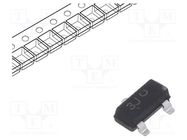 Transistor: PNP; bipolar; 30V; 0.1A; 0.3W; SOT23 ONSEMI