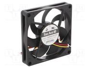 Fan: DC; axial; 24VDC; 80x80x15mm; 53.4m3/h; 29dBA; ball; 3800rpm SANYO DENKI