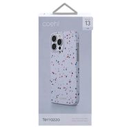 Uniq Coehl Terrazzo case for iPhone 13 Pro / iPhone 13 - white, UNIQ