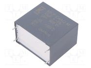 Capacitor: polypropylene; DC-Link; 45uF; ESR: 3.9mΩ; THT; ±5%; 25.4A KEMET