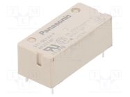 Relay: electromagnetic; SPST-NO + SPST-NC; Ucoil: 12VDC; 600Ω PANASONIC