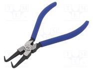 Pliers; for circlip; internal; 19÷60mm; Pliers len: 180mm KING TONY