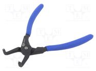 Pliers; for circlip; internal; 19÷60mm; Pliers len: 175mm; angular KING TONY