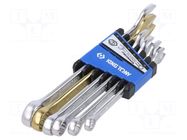 Wrench-set; combination spanner; 6pcs. KING TONY