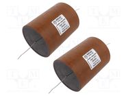 Capacitor: aluminum-polypropylene-paper; 15uF; 250VDC; ±5%; THT MIFLEX