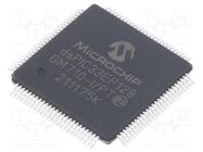 IC: dsPIC microcontroller; 128kB; 16kBSRAM; TQFP100; DSPIC; 0.4mm MICROCHIP TECHNOLOGY