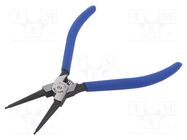 Pliers; for circlip; internal; 19÷60mm; Pliers len: 180mm KING TONY