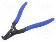 Pliers; for circlip; external; 19÷60mm; Pliers len: 175mm; angular KING TONY